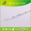 Rg-Serie Koaxialkabel Quad-Shield RG6 RG6 Quad-Kabel